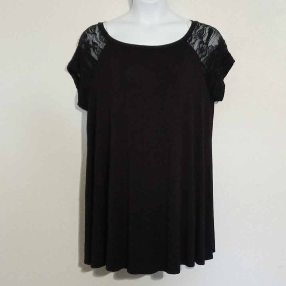 Pink Blush black midi dress